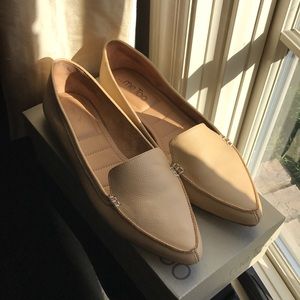 Me Too Tan Pointed Toe Loafers - NEVER WORN!